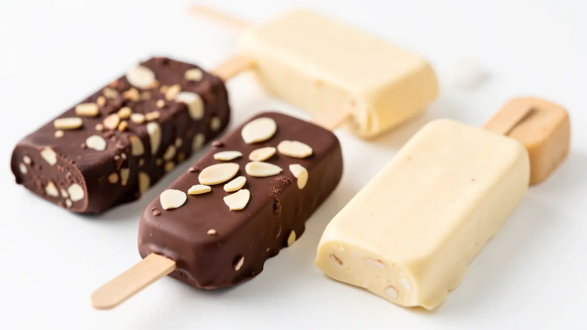 Imagen genérica de helados tipo bombón variados.
