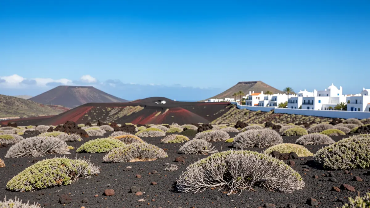 Generic image of a Gran Canaria landscape with traditional architecture.
