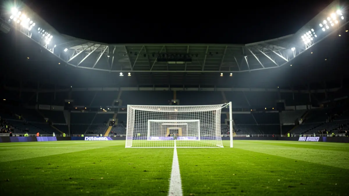 Generic image of a football stadium at night.