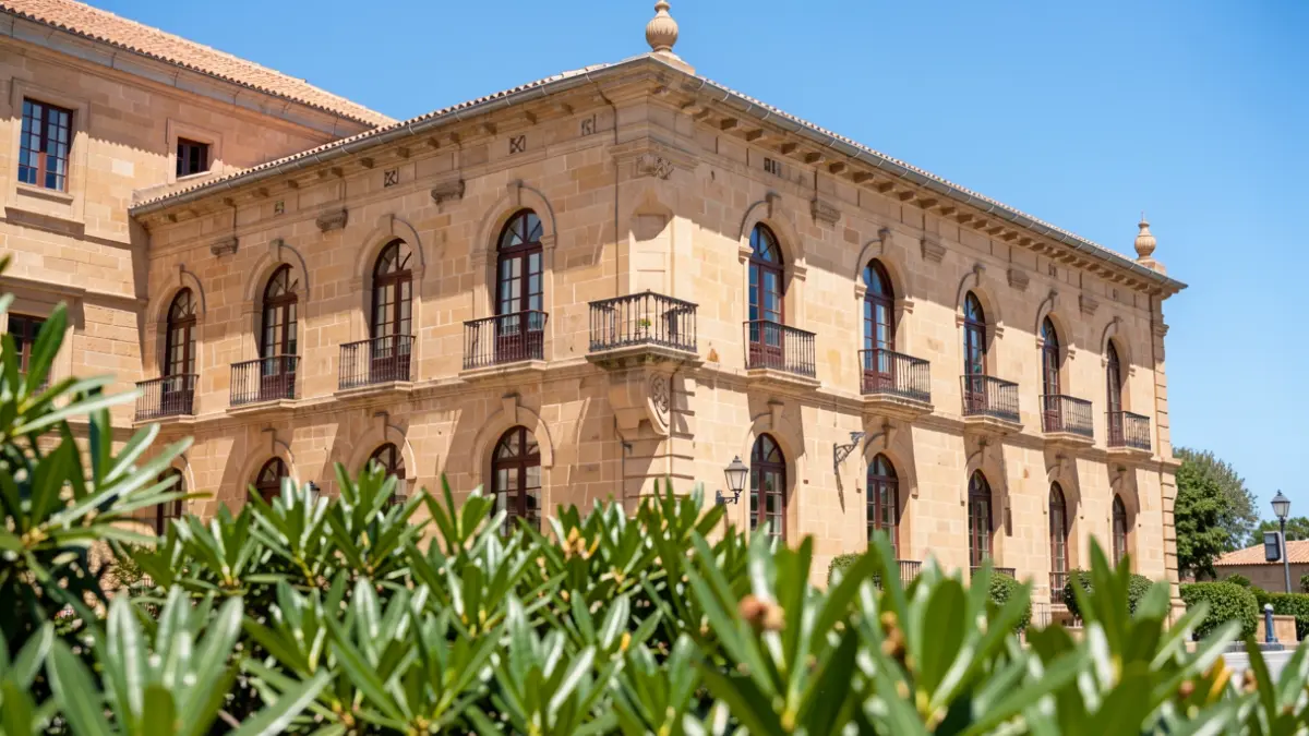 Main facade of the University of La Laguna.
