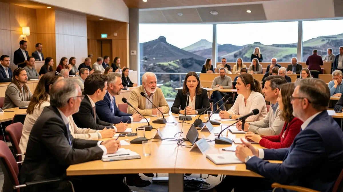 Imagen genérica de un debate académico y periodístico en la Universidad de Verano de Fuerteventura.
