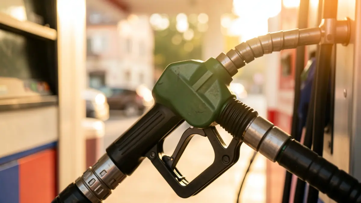 Imagen genérica de un surtidor de gasolina en una estación de servicio.