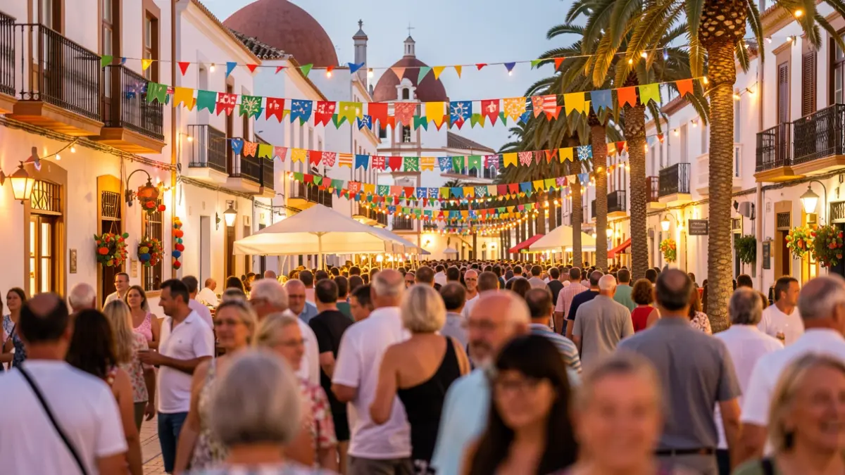 Generic image of the Foundational Festivities of Las Palmas de Gran Canaria with a festive atmosphere.