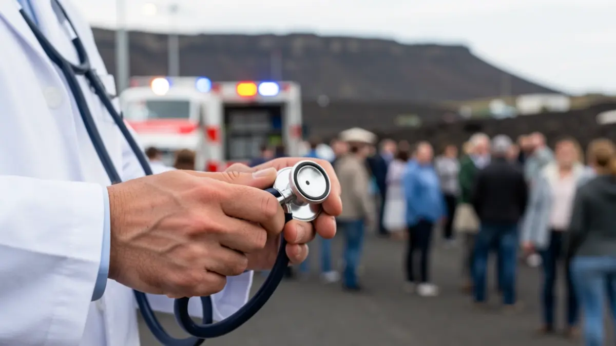 Imagen genérica de un médico con un estetoscopio en un hospital canario.