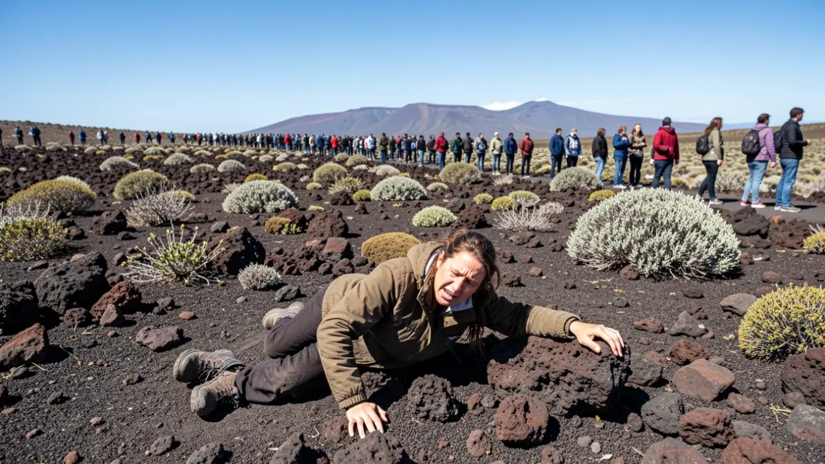 Imagen genérica del paisaje volcánico del Parque Nacional del Teide.