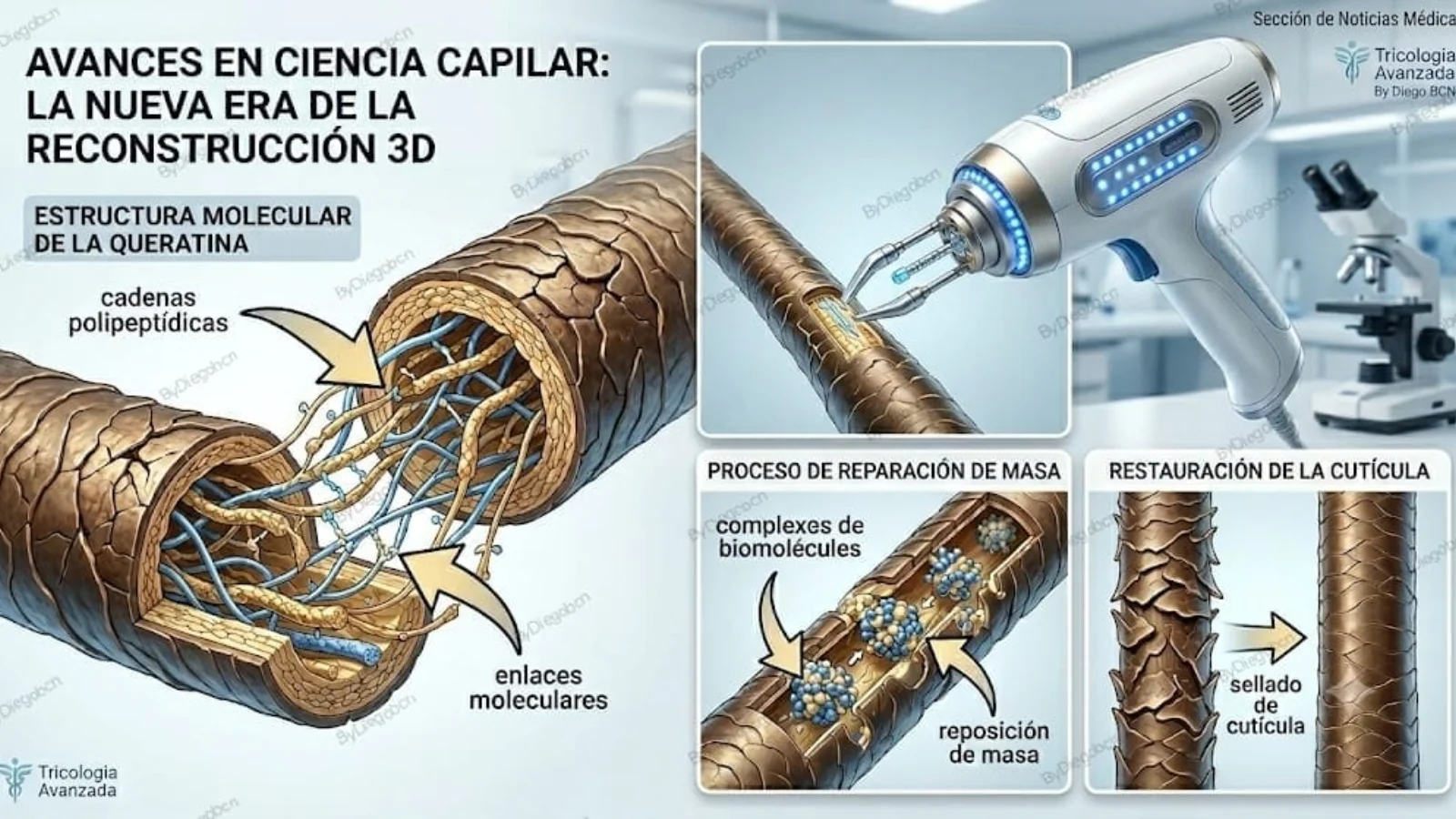 Nueva Técnica de Reconstrucción Capilar 3D en Barcelona