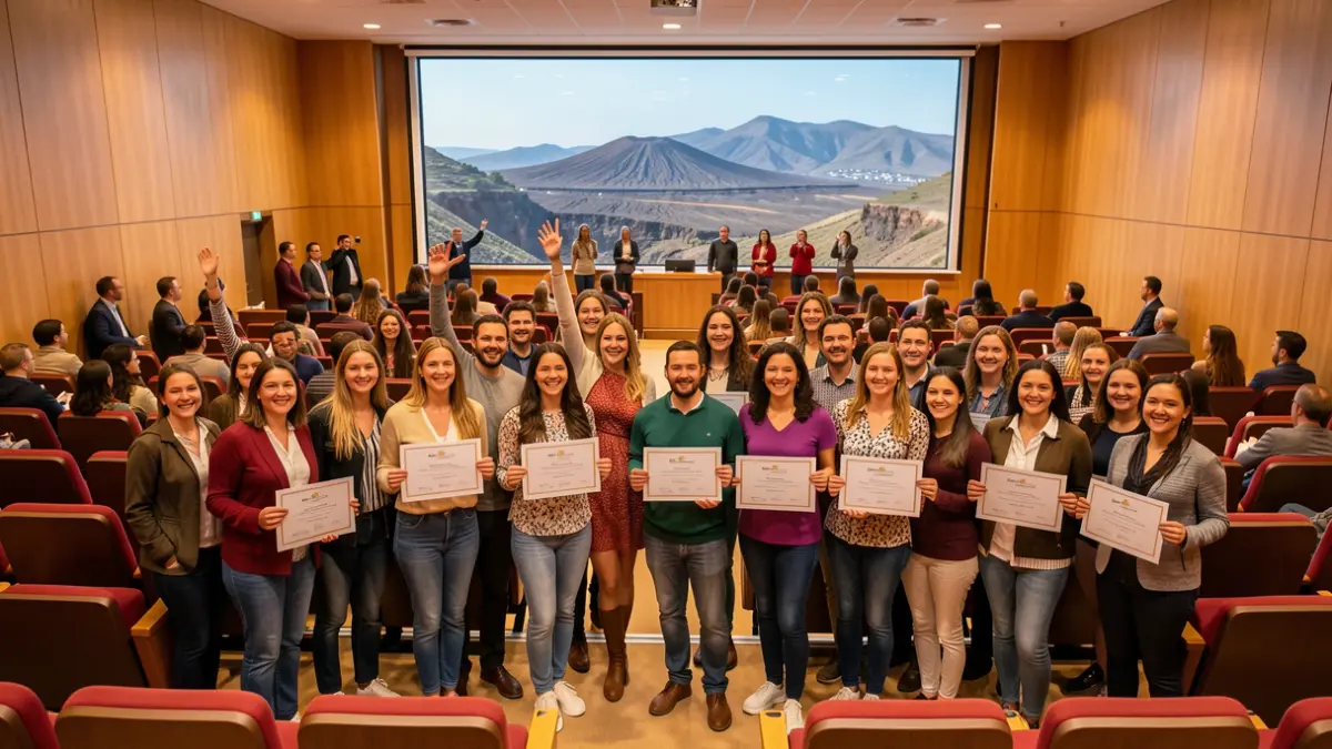 Generic image of an educational awards ceremony in the Canary Islands.