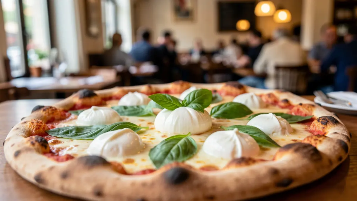 Pizza Vaticana creada por la Pizzería Puncinella en Tenerife.