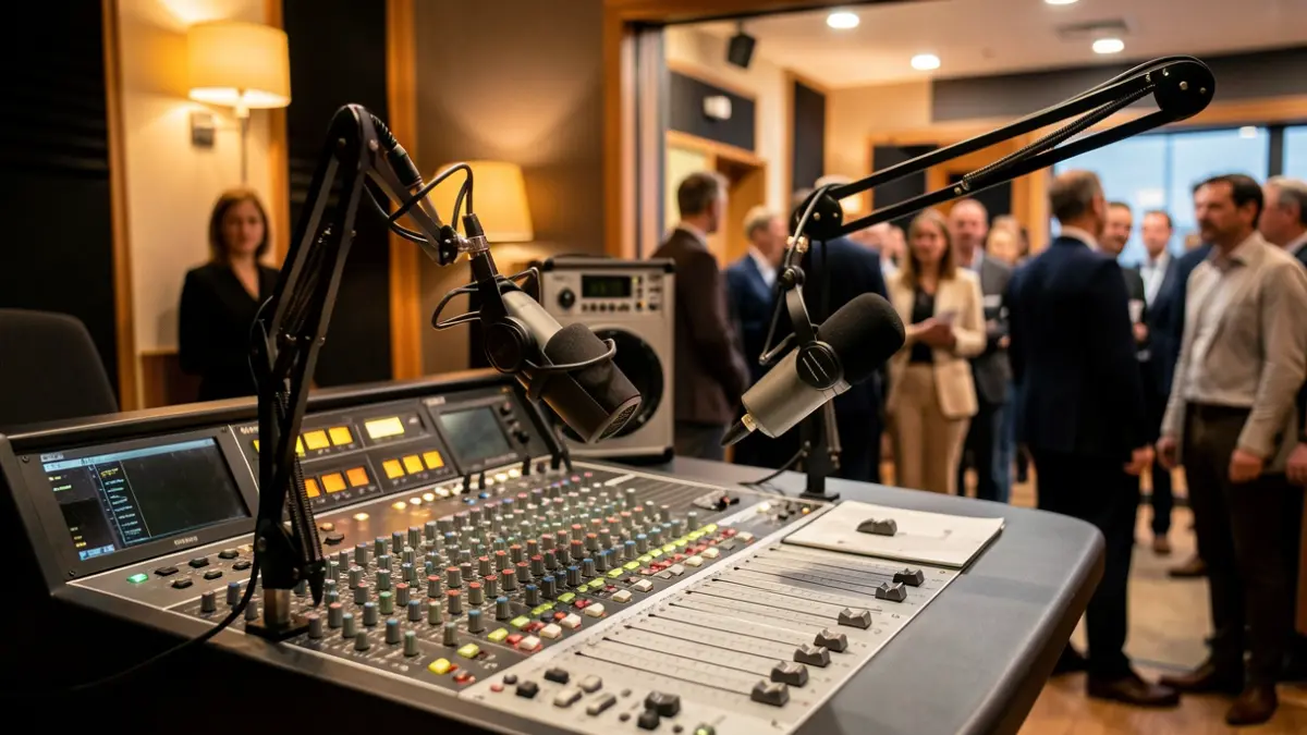 Imagen genérica de un estudio de radio.