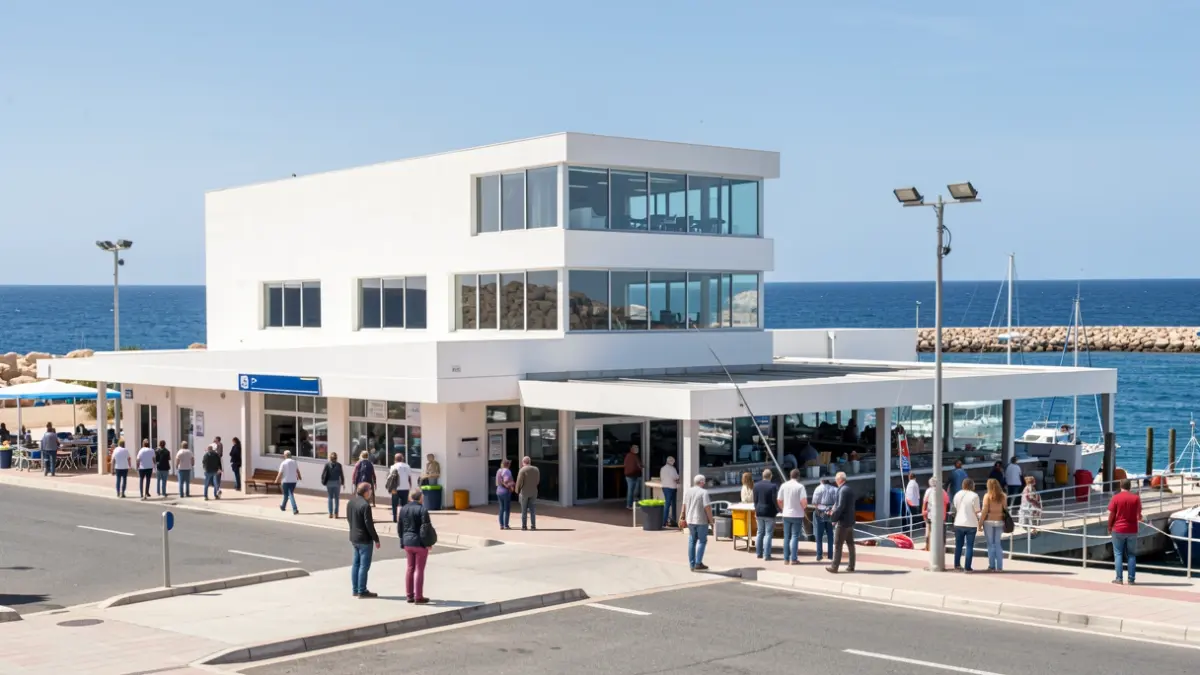 New fish market in Puerto del Rosario, Fuerteventura.