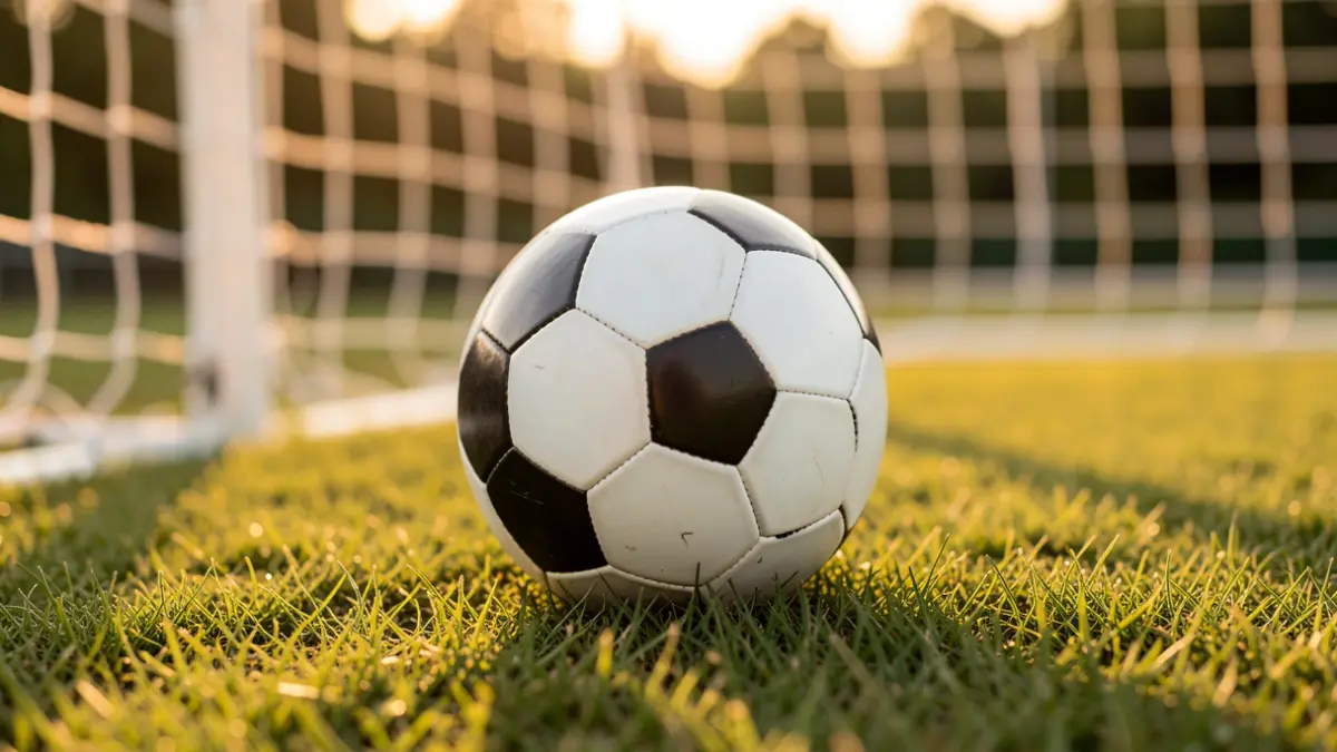 Imagen genérica de un balón de fútbol sobre césped.