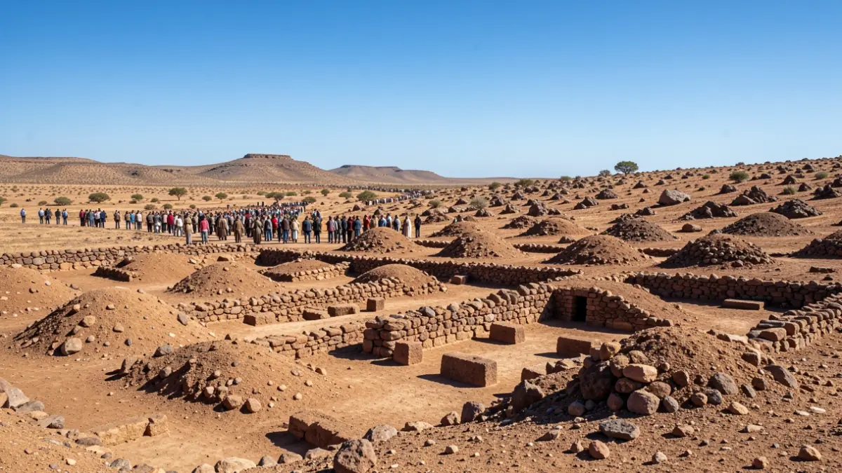 Image of the aboriginal necropolis of Arteara in San Bartolomé de Tirajana.