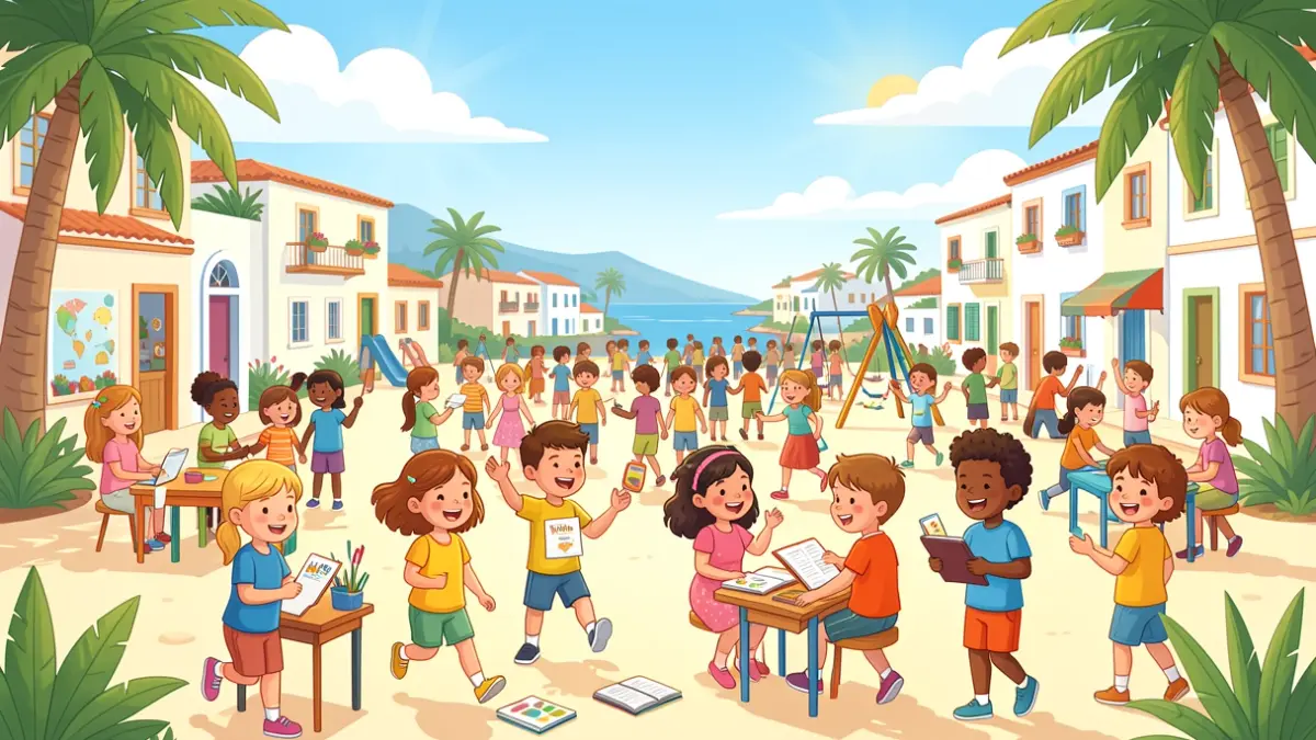 Generic image of children participating in summer activities in a safe and educational environment.