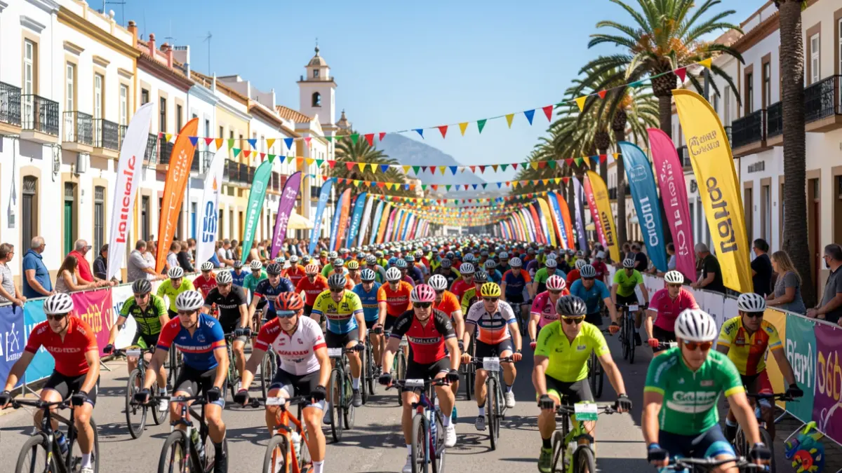 Imagen genérica de una fiesta de la bicicleta en Santa Cruz de Tenerife con numerosos participantes.