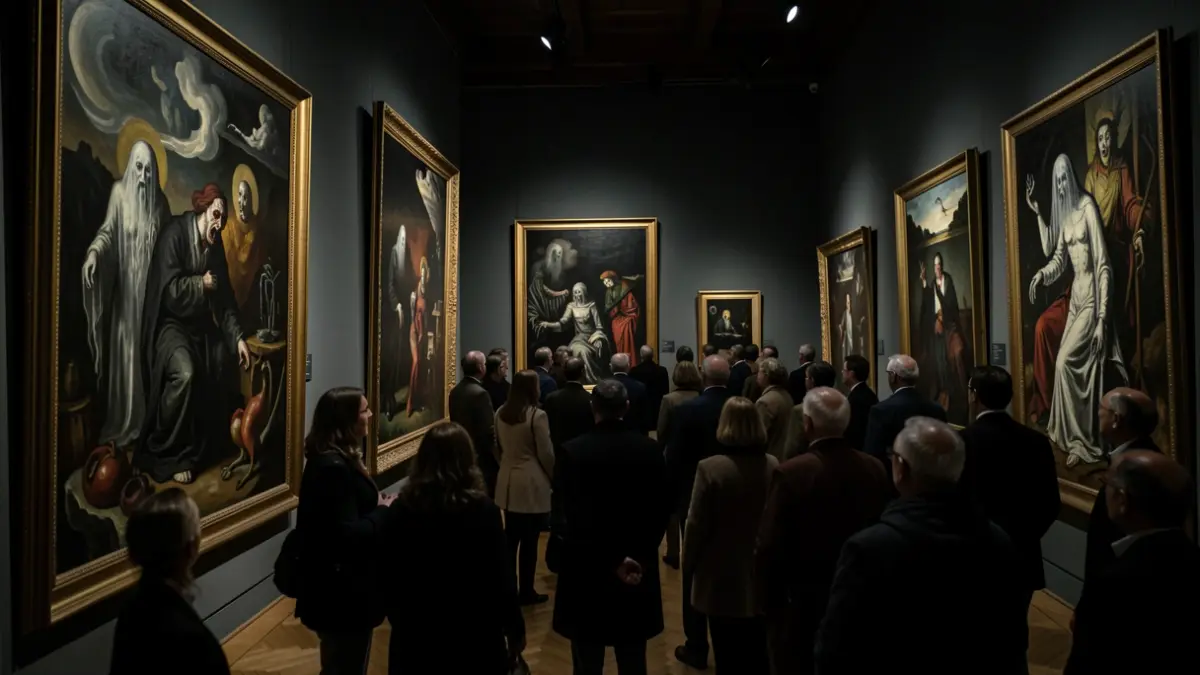 Image of a horror room inspired by Goya's Black Paintings.
