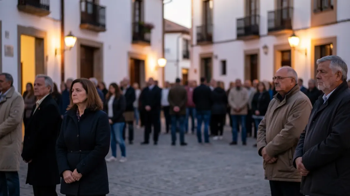 Imagen genérica de un acto de homenaje en una plaza de Canarias.