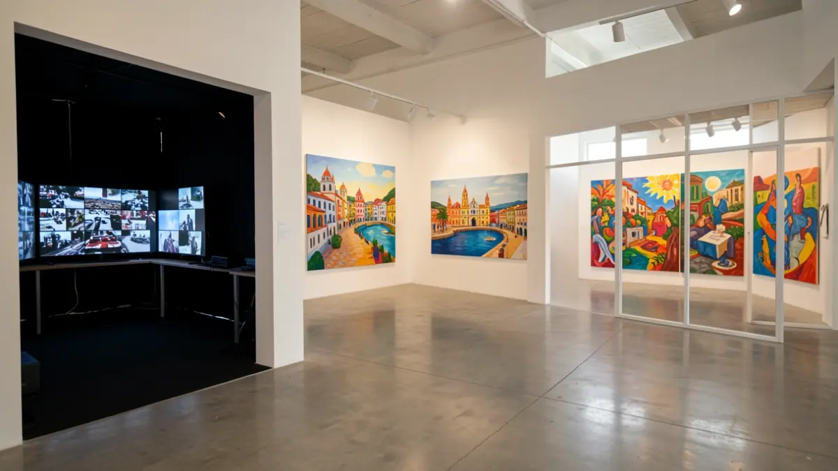 Art exhibitions at El Almacén, Arrecife, Lanzarote.