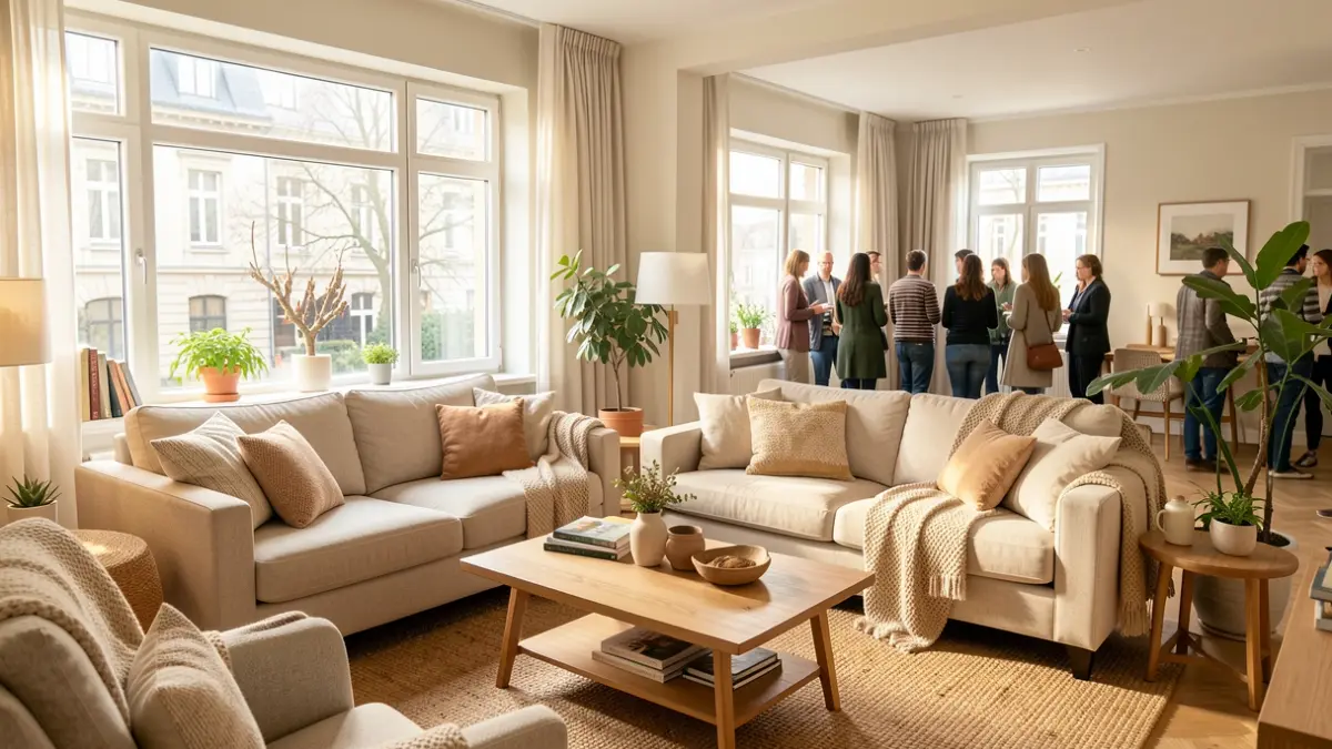 Generic image of a cozy and bright home.