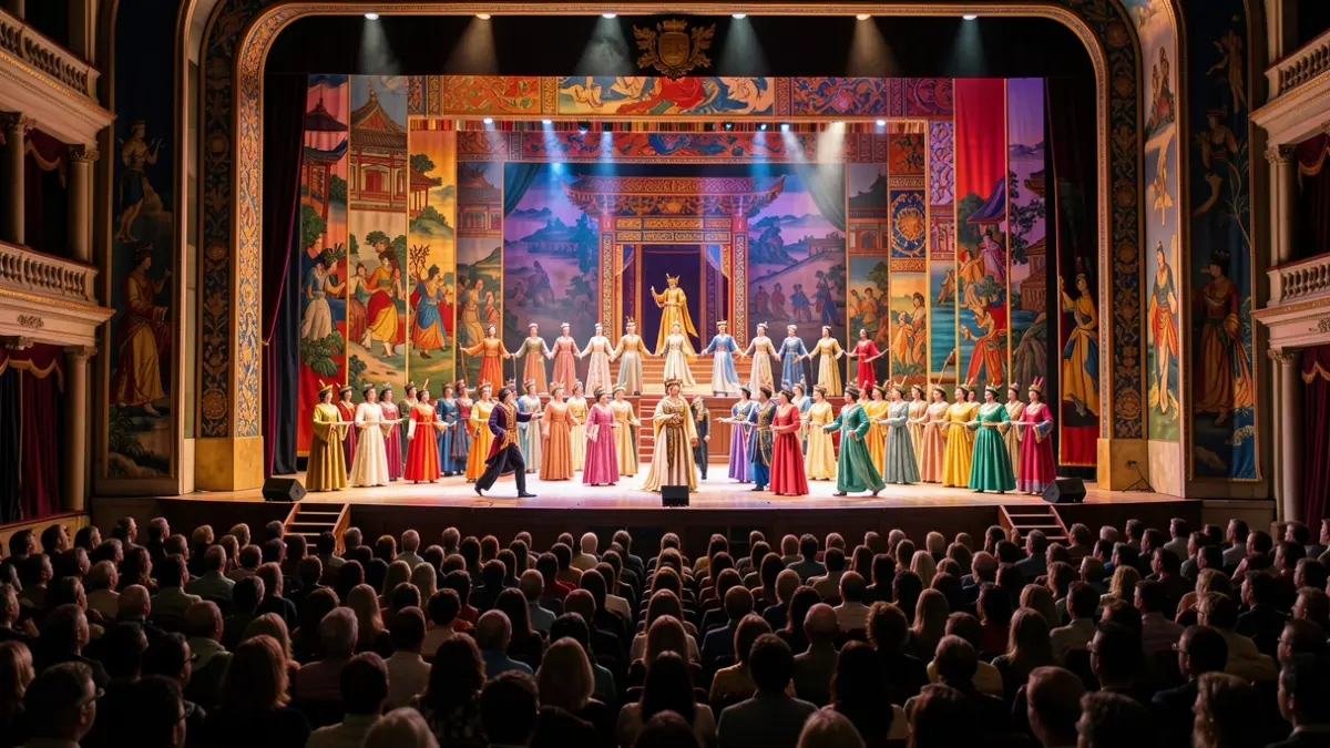 Imagen de la producción de ópera 'Turandot' en el Teatro Pérez Galdós.