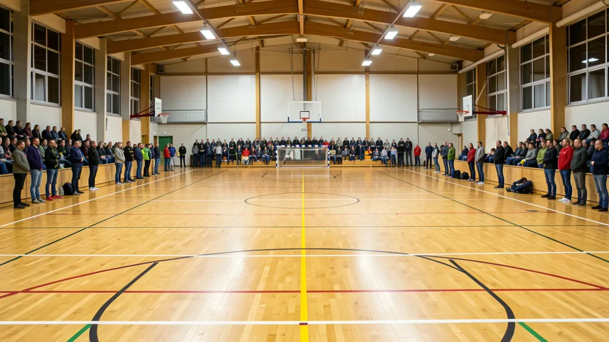 Generic image of a futsal court.