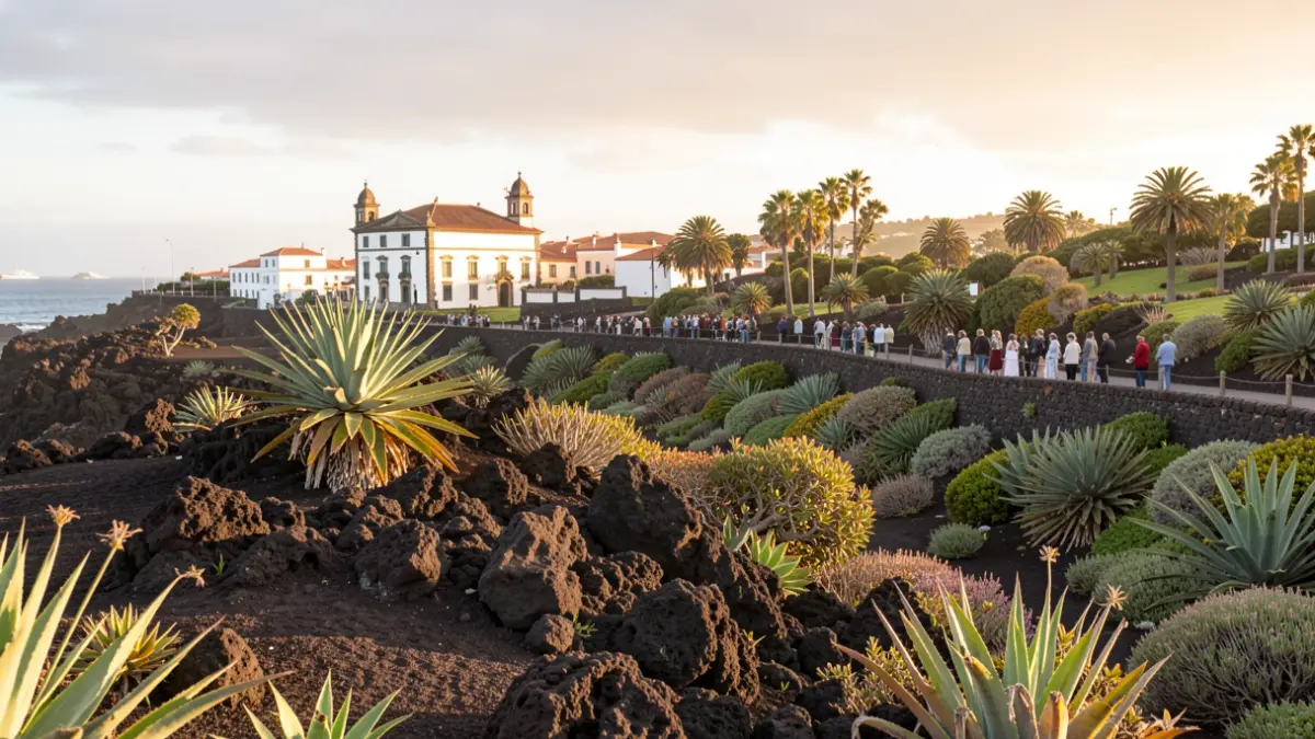 Imagen genérica del Ayuntamiento de Vallehermoso y su entorno.