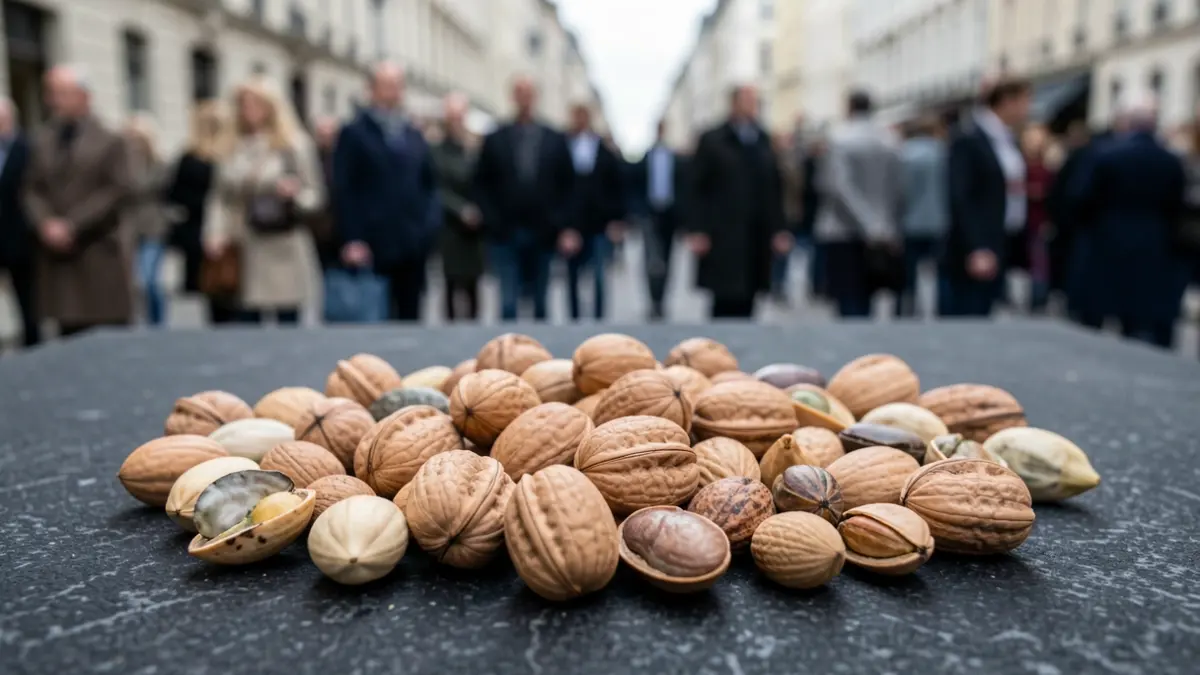 Generic image of nuts and seafood.