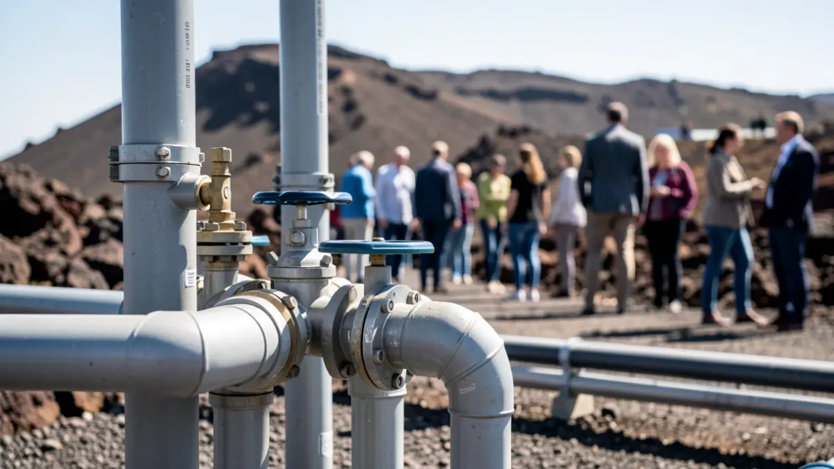 Hydraulic infrastructure in a volcanic environment.
