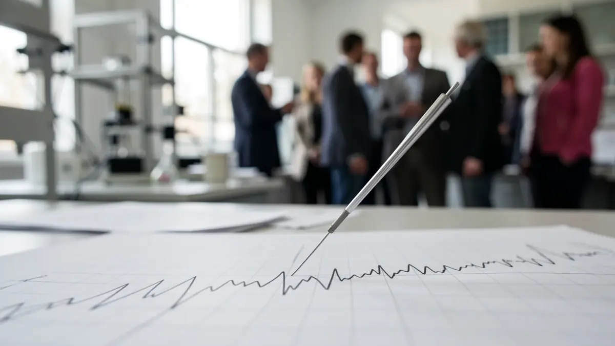 Generic image of a seismograph recording seismic activity.