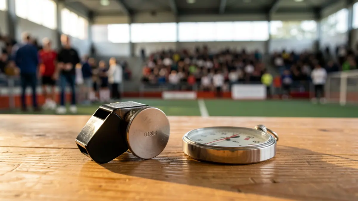 Imagen genérica de equipamiento deportivo sobre una mesa.