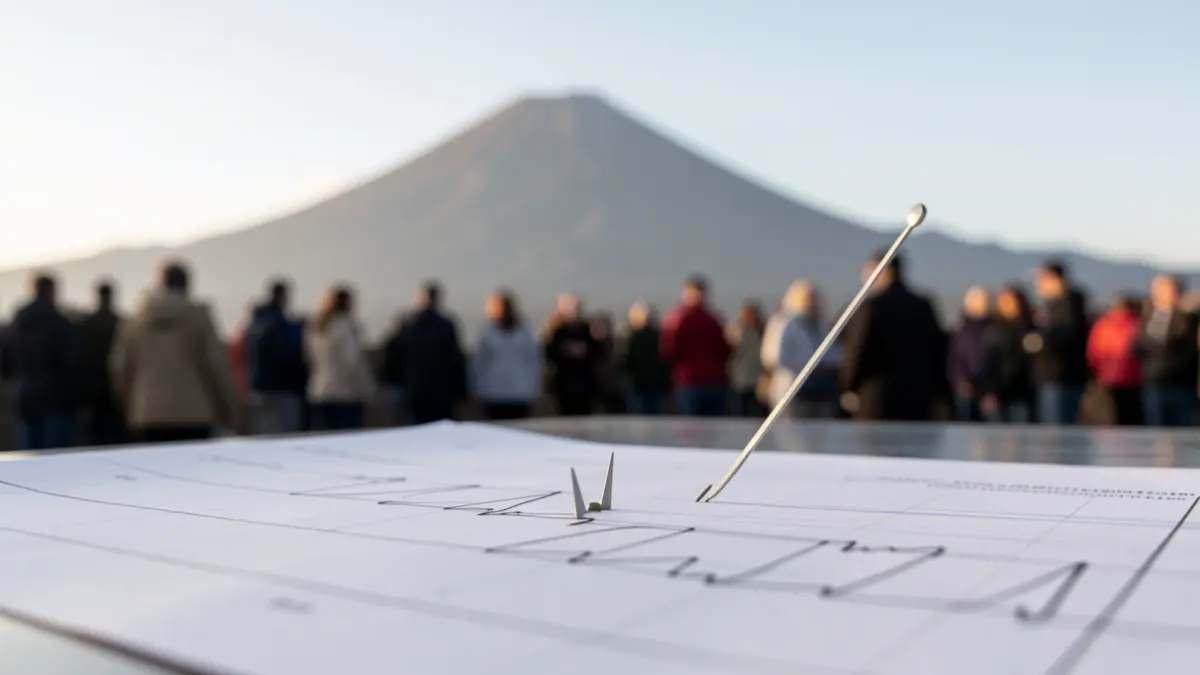 Generic image of a seismograph recording seismic activity.