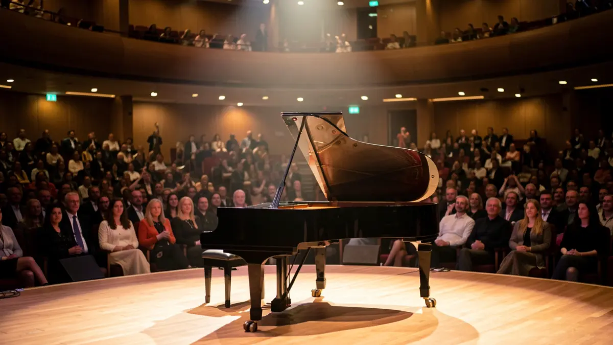Imagen genérica de un concierto de jazz en un auditorio.