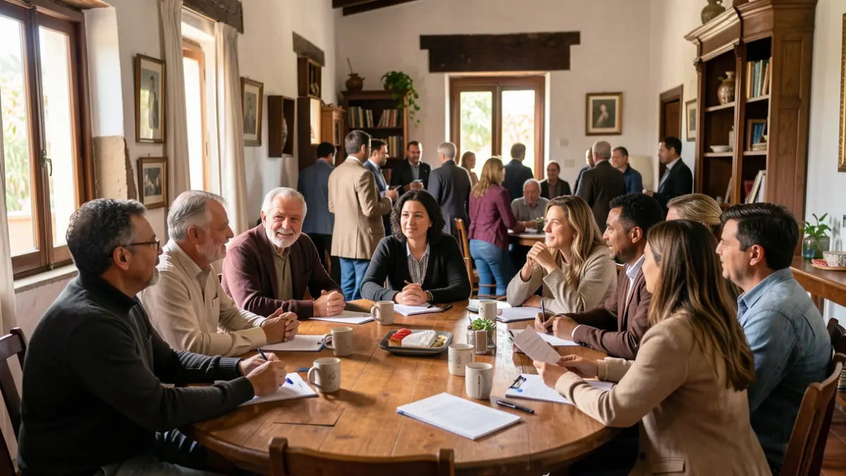 Generic image of a group of people participating in a heritage training session.