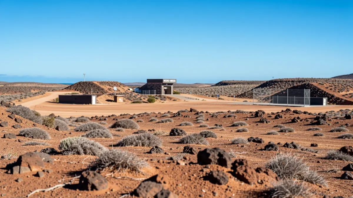 Generic image of the 'Morro Negro' Shooting Range in Fuerteventura, an open and arid space.