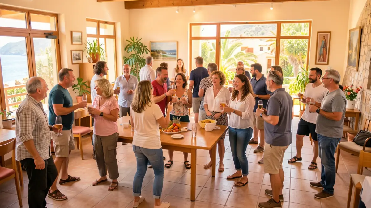 Imagen genérica de personas participando en una actividad de ocio saludable en un centro comunitario.