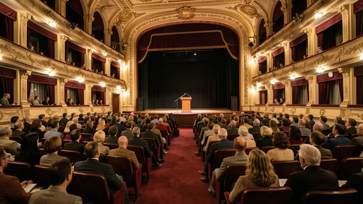 Imagen genérica de un teatro histórico.