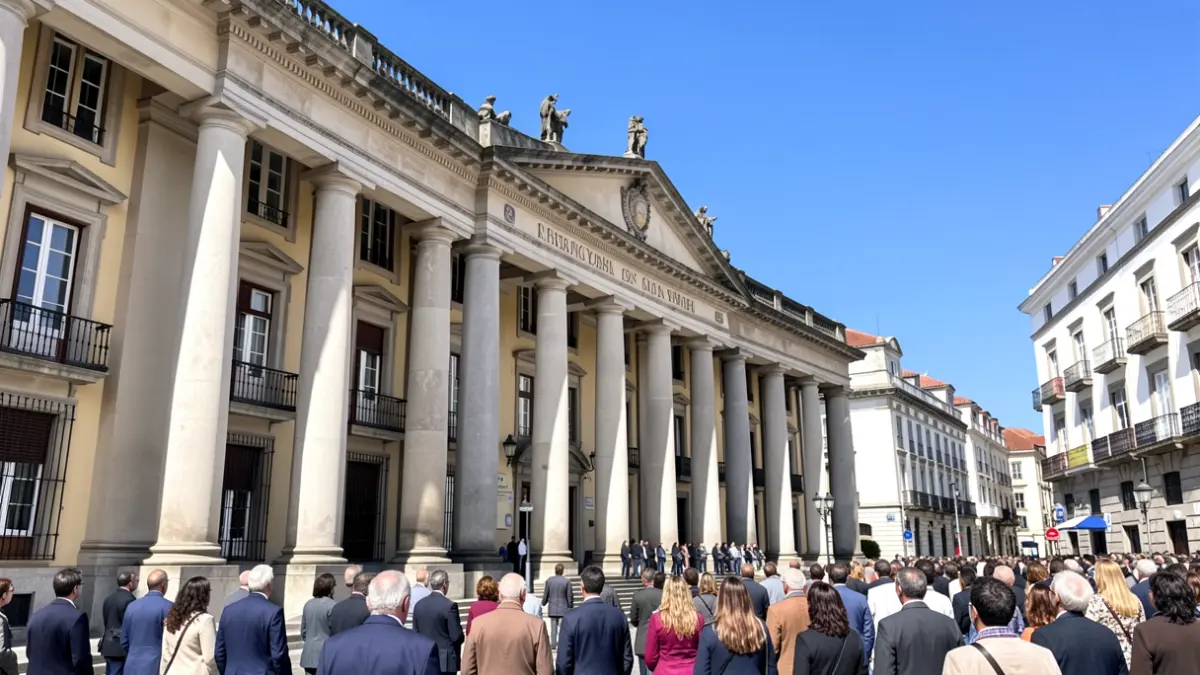 Facade of a Government of the Canary Islands institutional building.