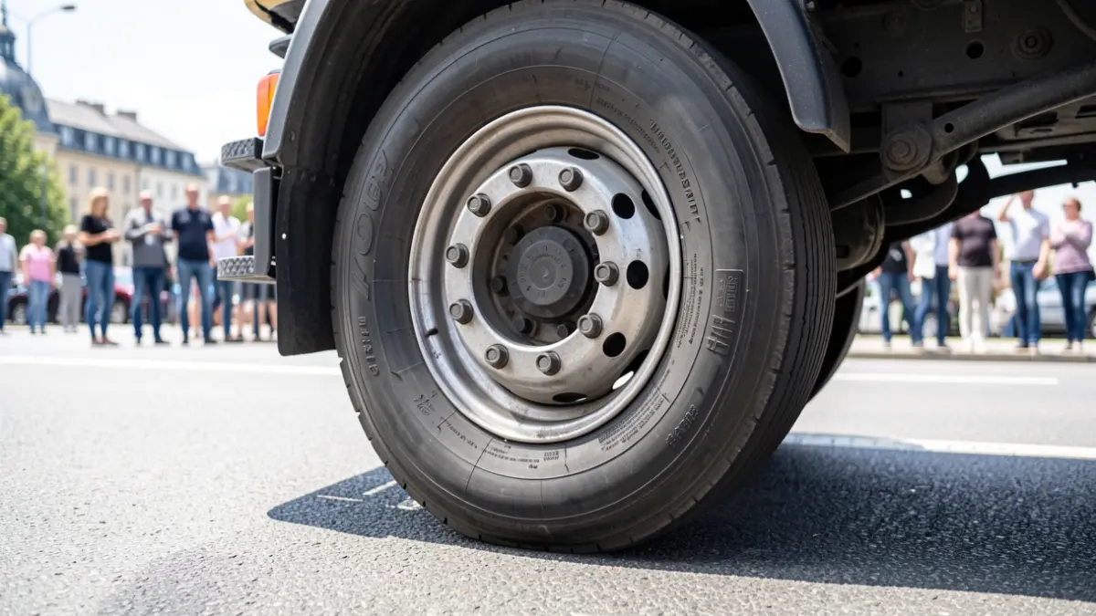 Generic image of a heavy vehicle on the road.
