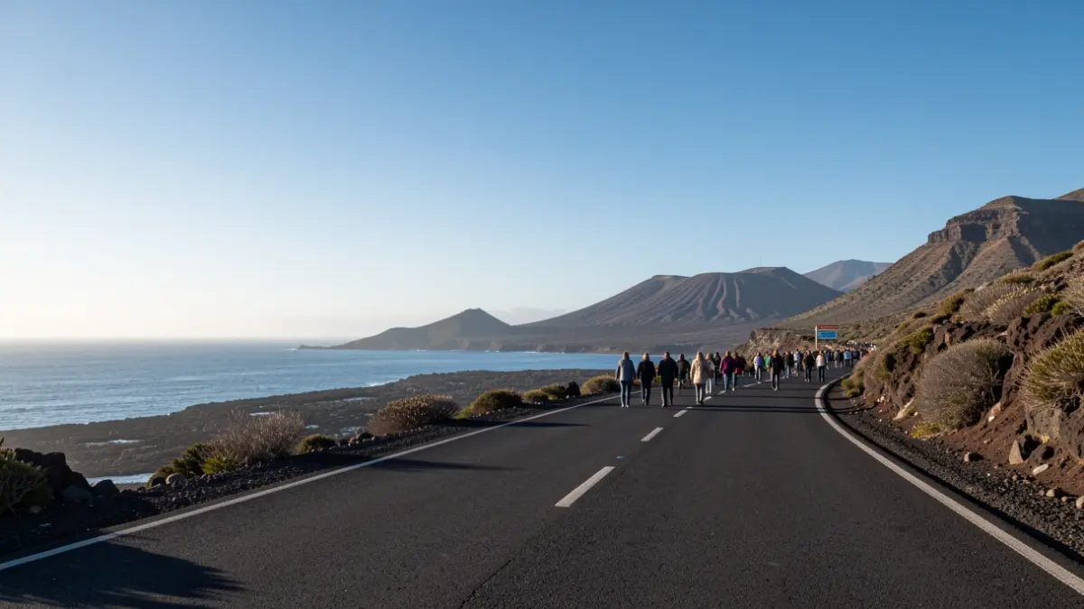 Generic image of a coastal landscape in Tenerife with clear skies.