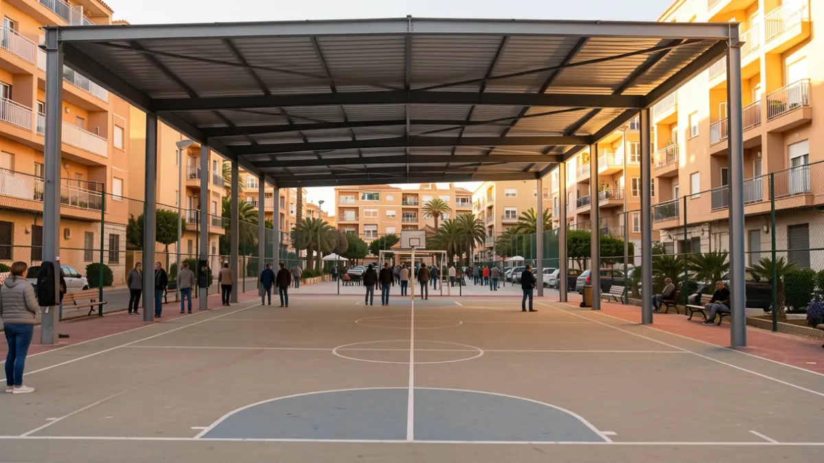 Image of an urban sports facility in Santa Cruz de Tenerife.