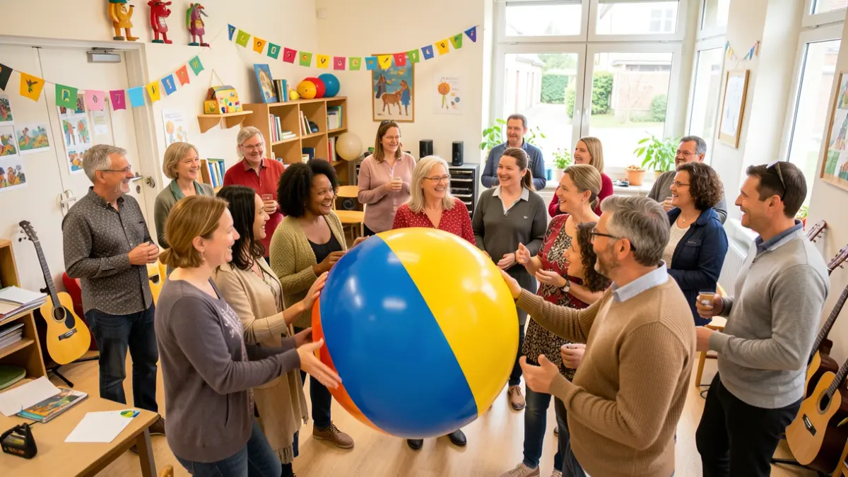 Imagen genérica de personas mayores y jóvenes interactuando en un centro comunitario.