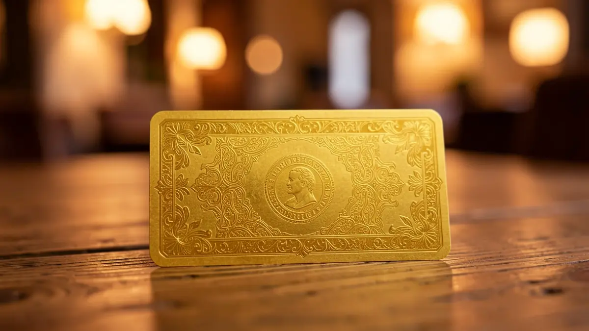 Generic image of a lottery ticket on a wooden surface.