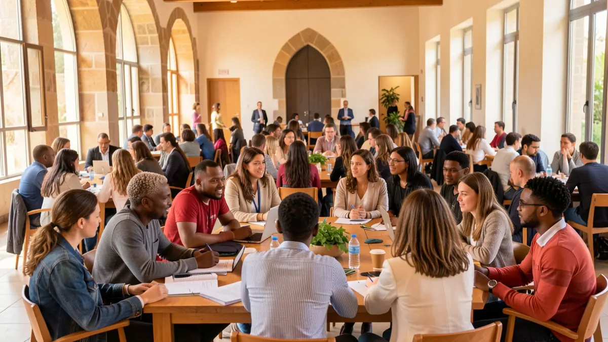 Imagen genérica de colaboración académica internacional entre Europa y África.
