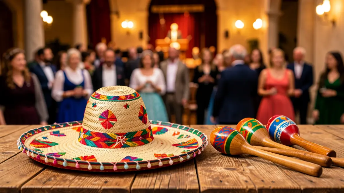 Generic image of Mexican music elements.