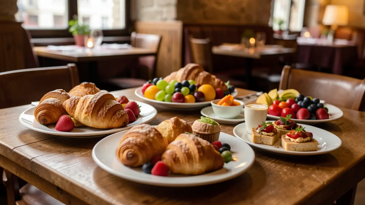 Generic image of a creative and carefully curated brunch.