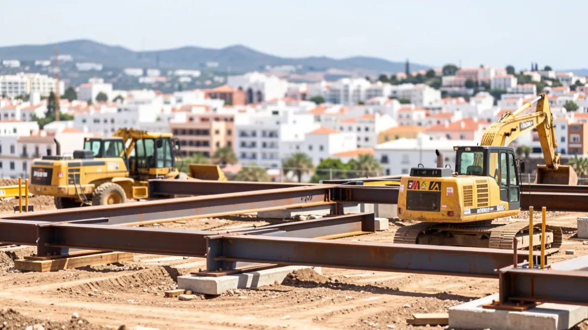 Generic image of a construction site with heavy machinery.