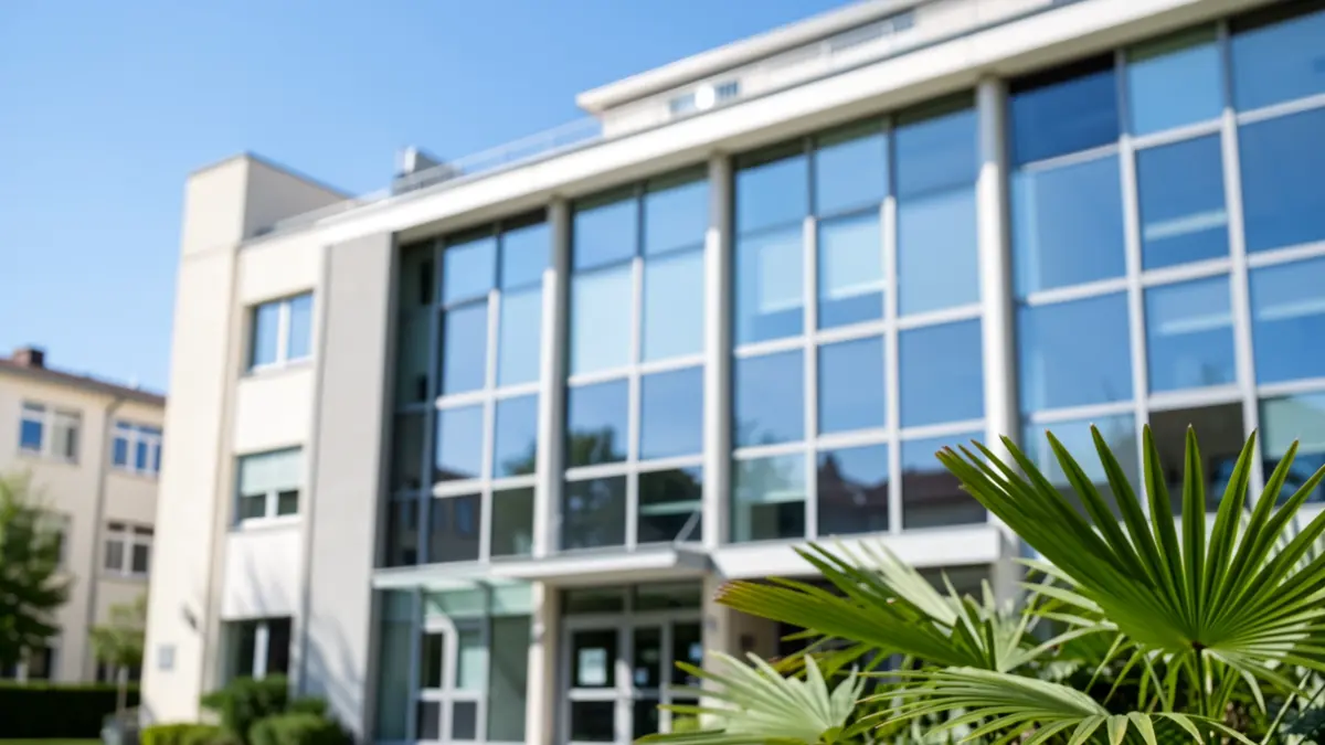 Generic image of a modern university building facade.