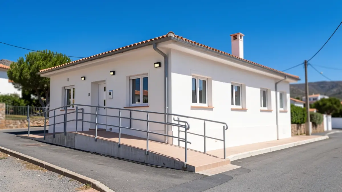 Sede of the Sardina sports club in Gáldar after accessibility improvement works.