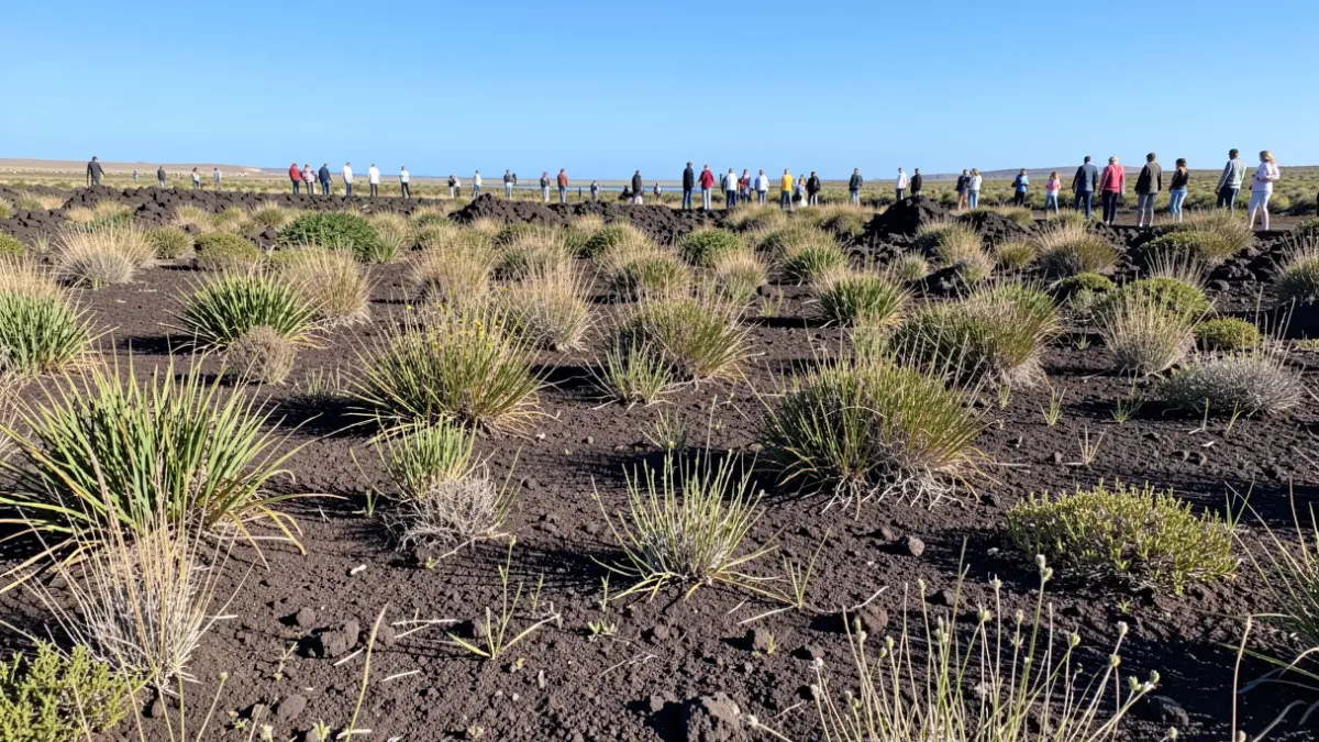 Imagen genérica de un humedal en Fuerteventura en proceso de naturalización.