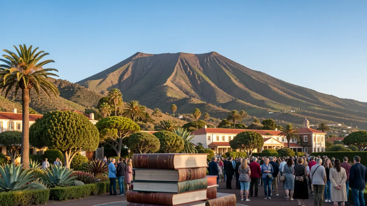 Generic image of the Canary Islands landscape with symbolic university elements.