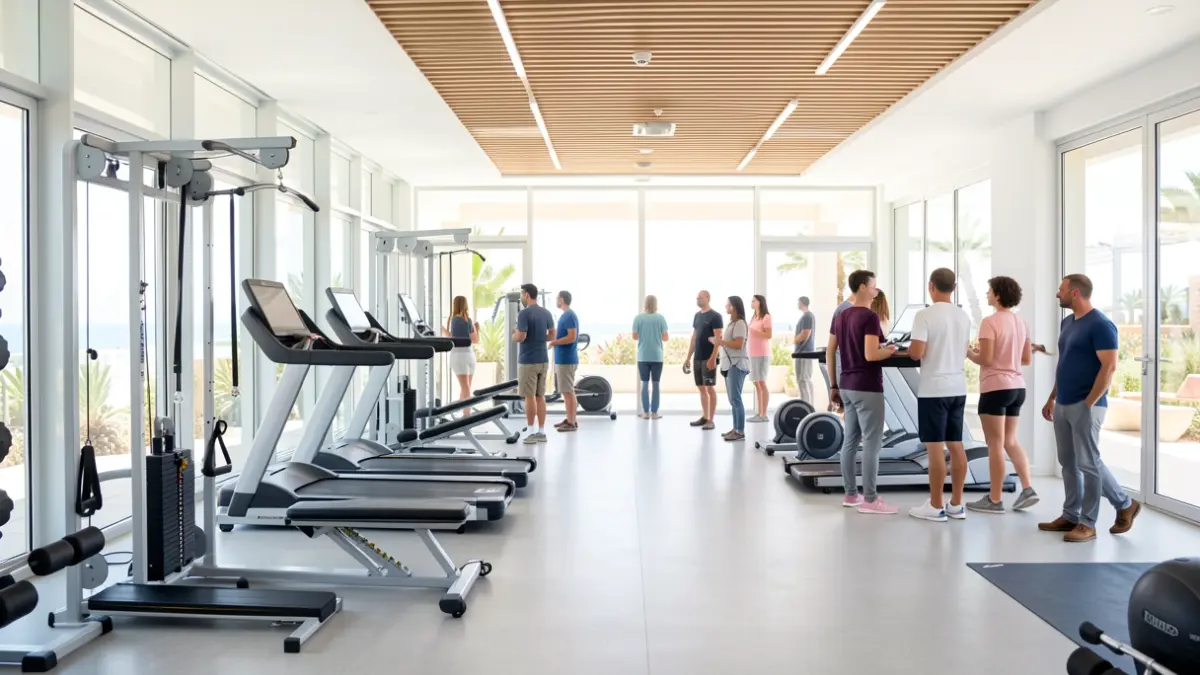 Image of a modern training and physical rehabilitation center in Telde.